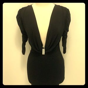 Forplay Body Con Little Black Dress
